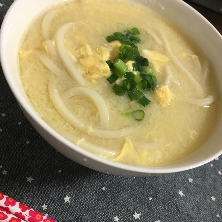 白だしで簡単！！かきたま生姜うどん